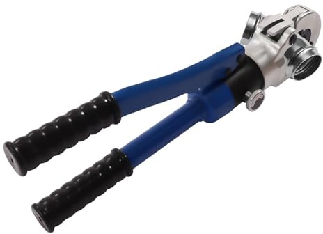 Pince à sertir hydraulique pour tuyau en cuivre - Mâchoires de sertissage en cuivre - Pince à sertir manuelle - Profil professionnel pour raccords - Pince à sertir - Outil de sertissage pivotant -