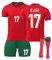 Nr.7 Fußball Trikot, 24 Neue Hause/Auswärts Fußball Trikot Kinder Erwachsener, Fussball Trikots Shorts und Socken Anzug Jungen Herren