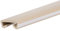 QUEST Handlauf PVC 40x8 Treppenhandlauf Kunststoffhandlauf Profil für Treppengeländer Gummi, Beige-Weiß