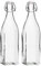 Bouteilles pivotantes carrées Cookinglife - 1 litre - 2 pièces