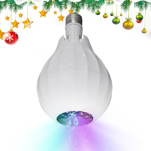Proiettore di neve rotante, luci del proiettore con fiocchi di neve di Natale | Luce paesaggistica a LED ad alta luminosità da 4 W - Faretto a LED per nevicate ruotante da 180 gradi per Natale, sfilat