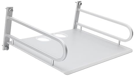 Alipis 1stk Stb-ständer Utensilienregal Kabelloses Handy-ladegerät Tragbares Ladegerät Drahtloses Ladegerät Schnellladegerät Auto Kabelrinne Hängendes Lagerregal Weltraum Aluminium Silver