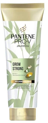 Pantene Pro-V Grow Strong Pflegespülung mit Biotin & Proteinverstärker 325ml. Miracles Pflegespülung Hilft, Haarverlust durch Haarbruch zu reduzieren, für Stärker Wachsendes Haar. Für Trockenes Haar