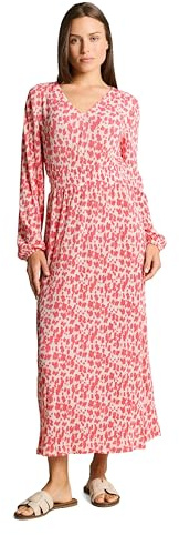 TOM TAILOR Damen Jersey-Kleid in Midi-Länge