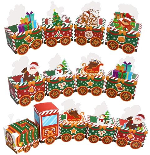 DIY Adventskalender zum Befüllen Kleine Geschenkboxen, 24 Stück Selbstgemachter Adventskalender Boxen Bunte Schachteln zum Aufstellen, Weihnachtskalender zum Befüllen, Weihnachten Kisten (G)