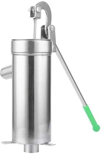 Pompe manuali ergonomiche da pozzo 360 Ruota Maniglia Brocca ad alta efficienza energetica per un efficiente approvvigionamento idrico da giardino in acciaio inossidabile Pozzo manuale