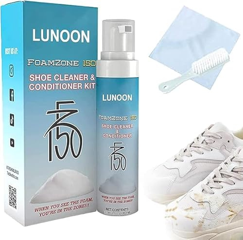 FZ150 Shoe Cleaner Foamzone 150 Kit Multifunctional Shine for Leather Bag Effective Stain Removal Gentle Formula Enhances Appearance Extends Lifespan
