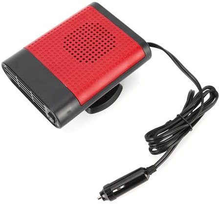 Fauitay 24V Car Heater, Portable Air Warmer and Fan with Switchable Modes for 24V Vehicles, Easy to Install with Cigarette Lighter Socket