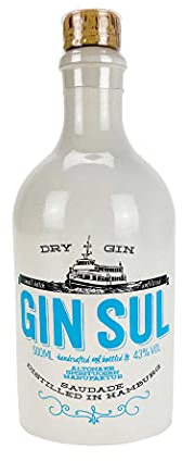 Gin Sul Hamburg Dry Gin 0,5l (43% Vol) Bar Longdrink Cocktail Sammlung Gin Tonic- [Enthält Sulfite]
