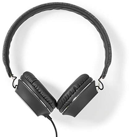 NEDIS On-Ear-Kopfhörer mit Kabel On-Ear-Kopfhörer mit Kabel | 3.5 mm | Seillänge: 1.20 m | Anthrazit/Schwarz Anthrazit/Schwarz 1.20 m, one-Size