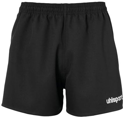 uhlsport Kinder Rugby Shorts, schwarz, 128