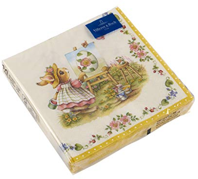 Spring Fantasy Serviette Hasen 33 x 33 cm