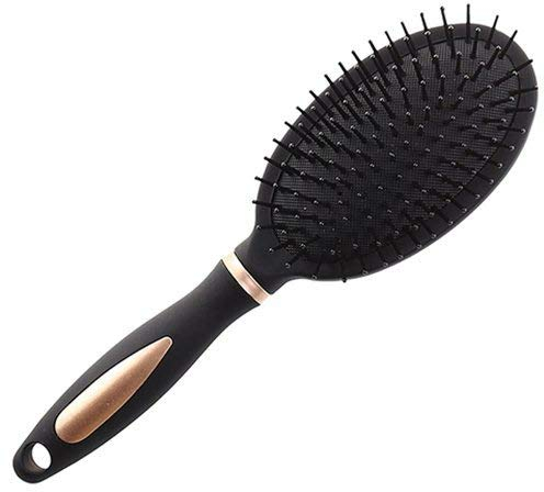 Massage Comb Black Curly Hair Comb Air Cushion Airbag Inner Buckle Rib Comb Hairdressing Plastic Comb Black