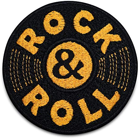 Finally Home Rock and Roll Schallplatte Patch zum Aufbügeln | Musik Patches, Bügelflicken, Flicken, Aufnäher