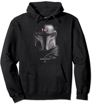 Star Wars The Mandalorian Big Face Poster Sudadera con Capucha