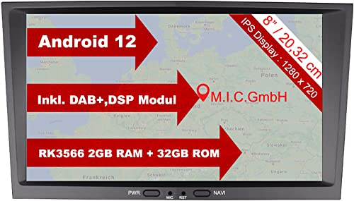 M.I.C. AO7-L2 Android 14 Autoradio mit navi: MT6765 4G+64G;7Qled Display;SIM,Carplay,Android Auto,DAB+,BT 5,WiFi,GPS: Ersatz für Opel Antara Astra h Combo Corsa d Meriva Signum Vectra Vivaro Zafira b