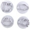Lankater 4pcs Transport Train Plane Ship Car Cookie Cutter, Biscuit Mould Baking Cake Decoration Topper