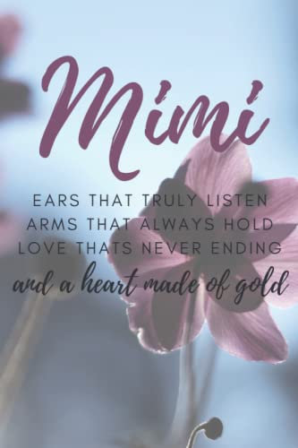 Mimi Notebook: 120 page notebook