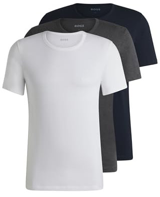 BOSS Herren R-Neck T-Shirt, 3er Pack Classic, Open Miscellaneous 961, L