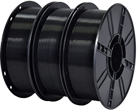 iBOSS PLA+ Filament 1.75mm Schwarz,PLA Plus 3D Druck Filament 3kg Reel PLA+ Filament Tolerance Accuracy +/- 0.02 mm for 3D Printer and 3D Pen