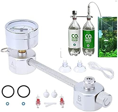 EARLY CO2-Regler, CO2-System, DIY-Kit, CO2-Generator Für Pflanzen, Aquarium, DIY-CO2-Kit, Unter Druck, Mit Blasenzähler, Fisch- Und Wasserbedarf,Remarkable88