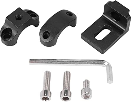 Hausdec TG80 Headlight Fixed Shelf Handlebar 22mm 7/8inch Motorcycle Headlight Bracket Spotlight Mount Holder Tube Clamp for Cafe Chopper