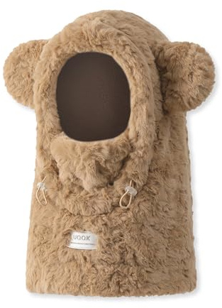 LumiSyne Femme Hiver 3 En 1 Bonnet Écharpe Gants Écharpe à Capuche Oreille De Chat Oreille d'Ours Polaire Poche Cachée Cadeau