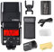 Godox V350N Flash Speedlite pour Nikon,7.2V/2000mAH Batterie Li-ION,0.1s-1.7s Temps de Recharge,Compatible pour Nikon D5 D4 D60 D70S D90 D100 D200 D300S D300 D500 D610 D700 D750 D800 D3100 D3200 Etc