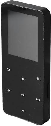 Mini Lettore MP3, Plastica Nera, Facile da Usare, Funzione Bluetooth, Lettore MP3 per Ascoltare Musica in Campeggio