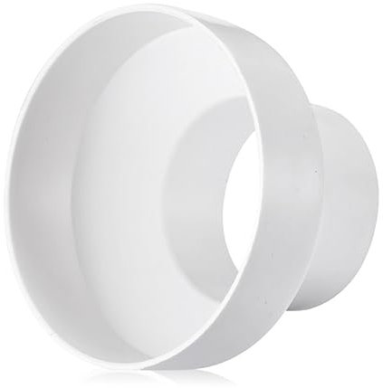 jojofuny Konisches Reduzierstück Aus Abs-kunststoff Für Küchenabluftventilatoren – Passform 200 Mm Bis 150 Mm