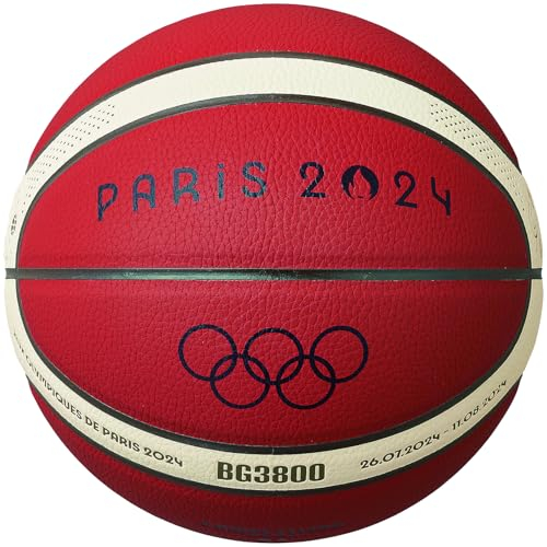 Molten Basketball B7G3800-2-S4F, Top Trainingsball, Olympic Games Paris 2024 Official Replica Ball, FIBA APPROVED