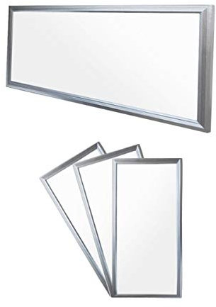 ECD Germany 3x LED Panel Dimmbar Deckenleuchte 60x30cm 24W Warmweiß 3000K 2400 Lumen inkl. Trafo und Aufhängeset, Ultraslim Dünn, Lampe Deckenlampe Deckenstrahler Deckenpanel Wandleuchte Pendelleuchte