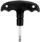 XIHIRCD Golf Torque Wrench, Adjustable Golf Tool with Plastic Handle Metal Golf Driver Tool Golf Driver Spike Wrench Portable Golf Club Adjustment Head Tool for Golf Club Driver Equipment (Black)