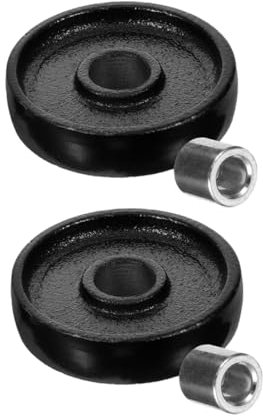 COSMEVIVI 2 Stück Hydraulikwagenheber Vorderräder Aus Stahl 2 Tonnen Tragkraft Universell Passend Für Anhänger Stützrad Stabile Rangierrollen Für Hydraulische Bodenheber