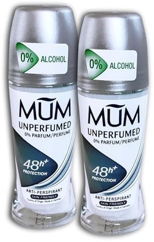 2er Pack MUM Deo Roll-On ohne Parfum Deoroller Deodorant 2 x 50 ml