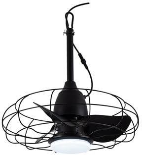 Ventilador LED Freshfan Negro IP65 20W 2000Lm CCT Dim