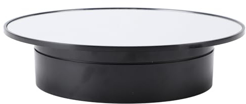 SEAFRONT Niedriggeräuschmotorisierte Rotierende Anzeigeständer USB-Turntable-Display für Fotografie-Ausstellungsschwarz 8,8lb Lastlager