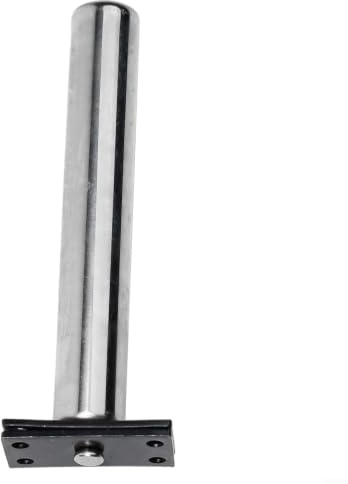 Cierrapuertas automático de cadena tubular oculto con mecanismo de cierre suave para puertas de hasta 50 kg, acabado cromado, apto para zurdos o diestros (negro)