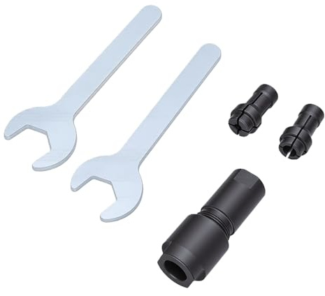 YWBL-WH Winkelschleifer-auf-Geradschleifer-Adapter, 3-mm-6-mm-Bohrfutter-Umrüstsatz mit Kohlenstoffstahlkonstruktion, Zum Schleifen, Polieren, Schleifen, Bohren