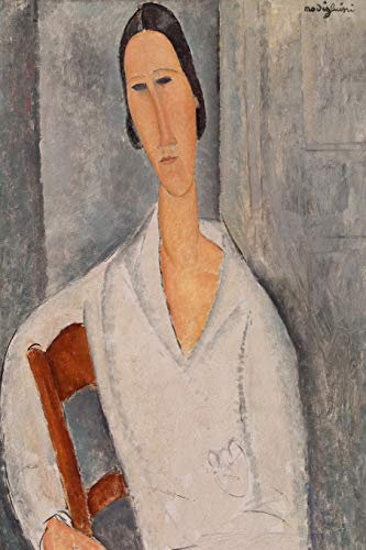Art Journal: Amedeo Modigliani - Paintings - Art Cover College Ruled Notebook | 110 Pages