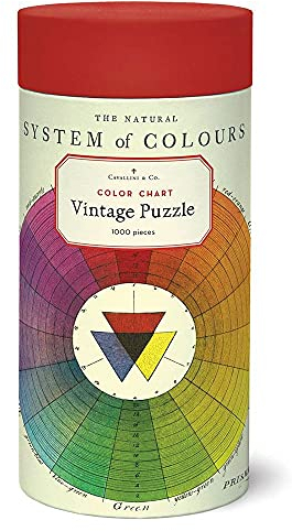 Cavallini & Co. 1000 Piece Vintage Puzzle, Color Chart (PZL/COLOR)