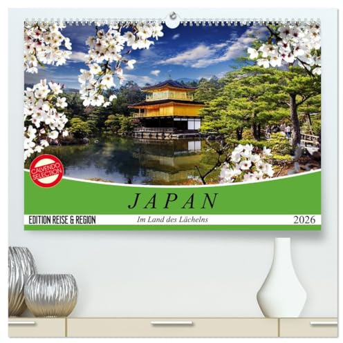 Japan. Im Land des Lächelns (hochwertiger Premium Wandkalender 2026 DIN A2 quer), Kunstdruck in Hochglanz: Japans pulsierendes Leben inmitten von Tradition und Moderne (CALVENDO Orte)