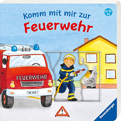 Komm mit mir zur Feuerwehr: Mein allererstes Schiebebuch