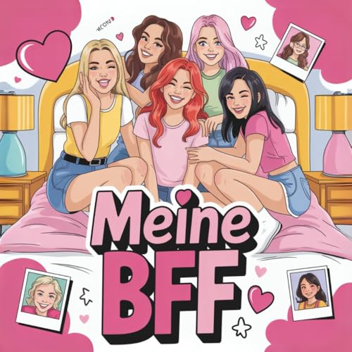 Meine BFF – Ausmalbuch für Teenager, Mädchen, Kinder & Erwachsene: Fantasievolle Malvorlagen über Freundschaft, Selbstliebe, Achtsamkeit & Stressabbau (LYNORA)