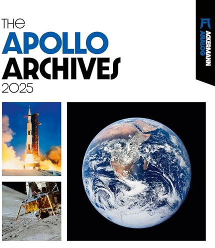 The Apollo Archives - Analog Kalender 2025 - Hochwertiger Apollo-Kalender im großen Hochformat (48x54 cm) - Raumfahrt-Kalender, NASA, Technologie, Retro