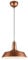 Reality Leuchten Pendelleuchte Will R30421062, Metall kupferfarbig antik, exkl. 1x E27, 36 x 36 x 150 cm