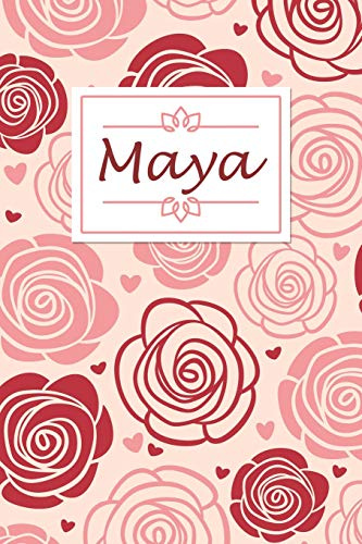 Maya: Personalised Notebook / 120 Pages / Dot Grid / Perfect for journaling and writing notes.