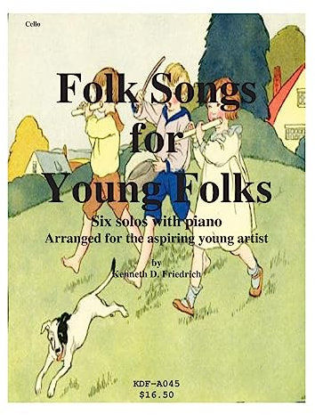 Folks Songs for Young Folks - cello and piano