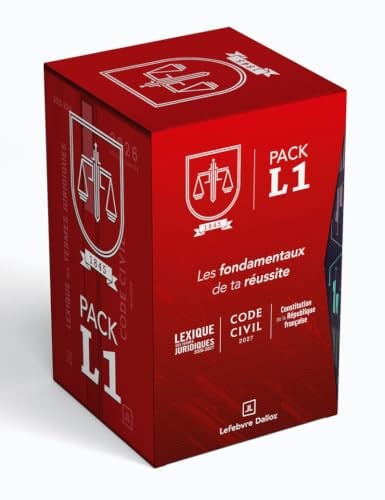 Pack L1 2027 : Code civil - Lexique des termes juridiques - Constitution de la République Française