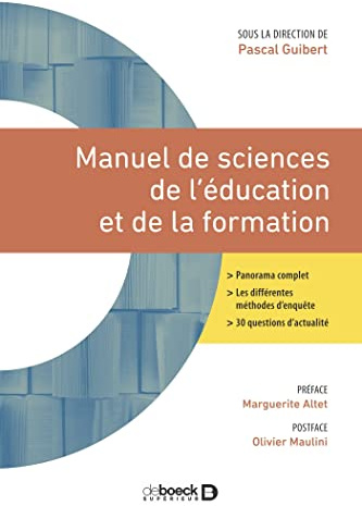 Manuel de sciences de l'éducation et de la formation